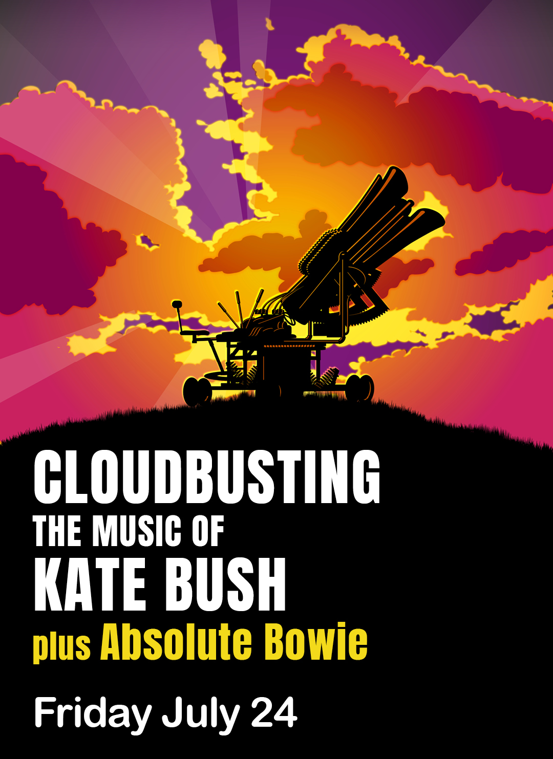 Cloudbusting – The Music of Kate Bush plus Absolute Bowie, Friday 26 July 2025