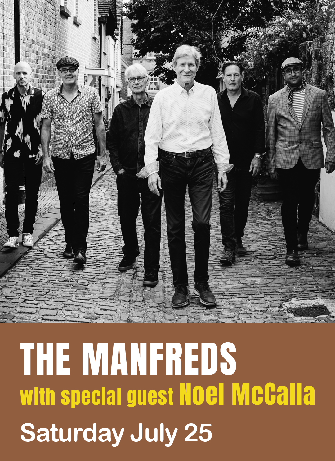 The Manfreds with special guest Noel McCalla, Saturday 27 July 2025