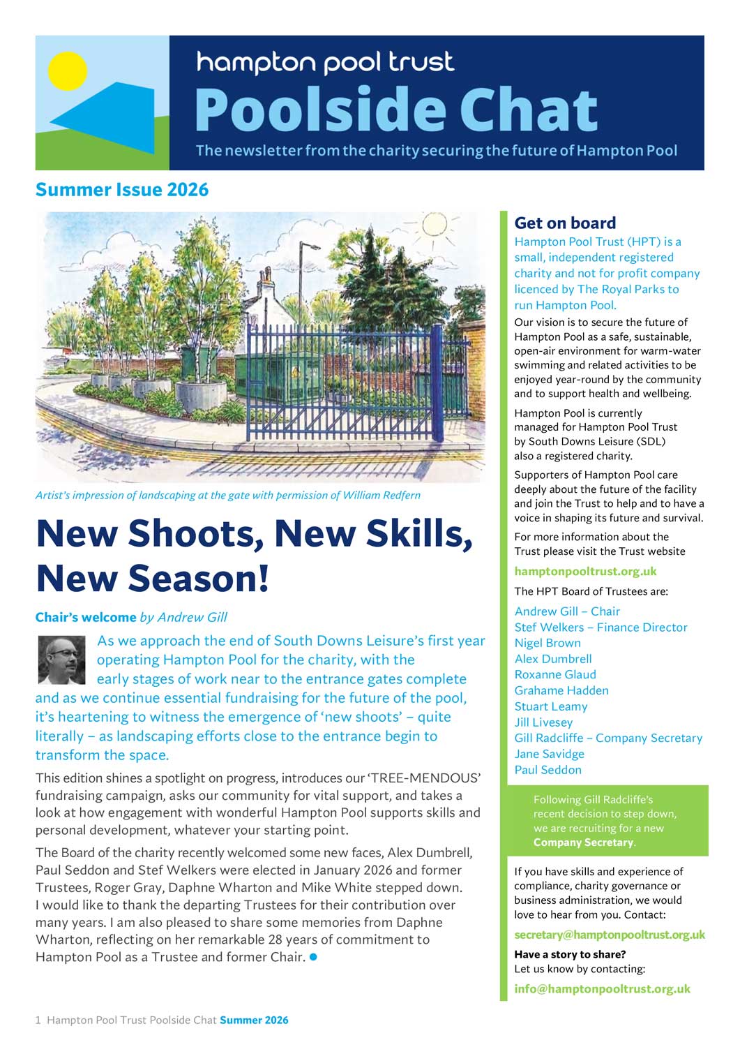 Poolside Chat Newsletter Summer 2026